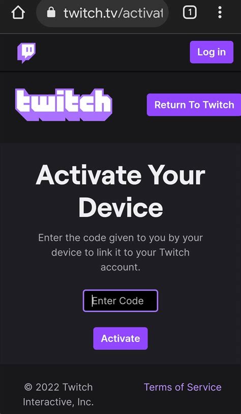 twitch/activate|Activate Your Device